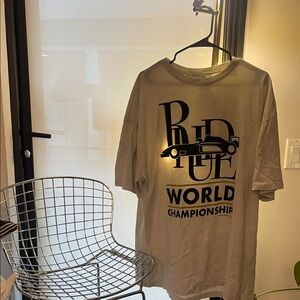 RHUDE XL cream World Championsip T-shirt